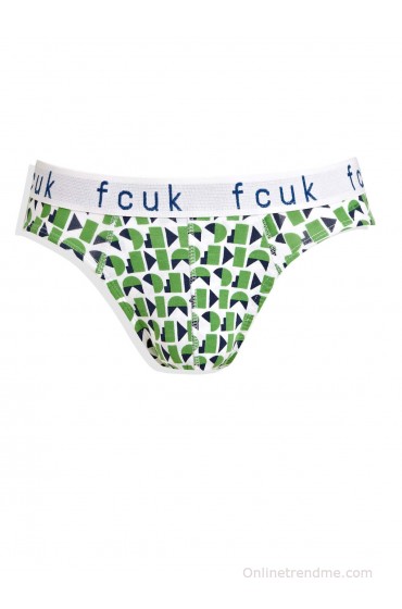 French Connection Underwear White Funky Stretch Brief